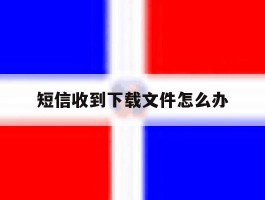 短信收到下载文件怎么办