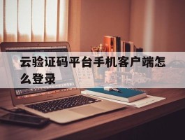 云验证码平台手机客户端怎么登录