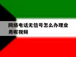 网络电话无信号怎么办理业务呢视频
