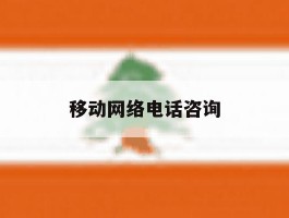 移动网络电话咨询