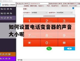 如何设置电话变音器的声音大小呢