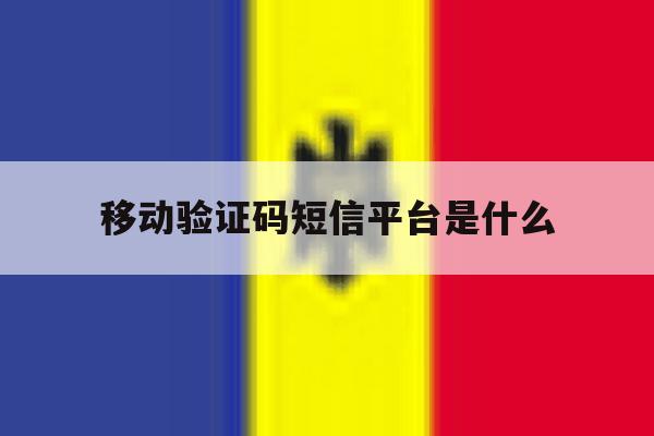 移动验证码短信平台是什么 移动验证码短信平台是什么