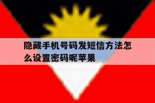 包含隐藏手机号码发短信方法怎么设置密码呢苹果的词条 包含隐藏手机号码发短信方法怎么设置密码呢苹果的词条