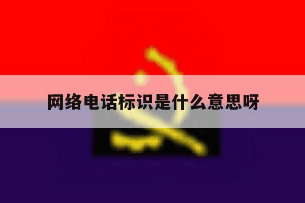 网络电话标识是什么意思呀 网络电话标识是什么意思呀