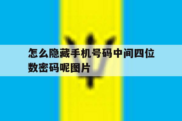 怎么隐藏手机号码中间四位数密码呢图片 怎么隐藏手机号码中间四位数密码呢图片