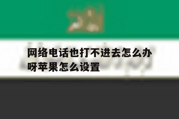 包含网络电话也打不进去怎么办呀苹果怎么设置的词条 包含网络电话也打不进去怎么办呀苹果怎么设置的词条