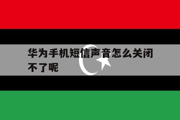 华为手机短信声音怎么关闭不了呢 华为手机短信声音怎么关闭不了呢