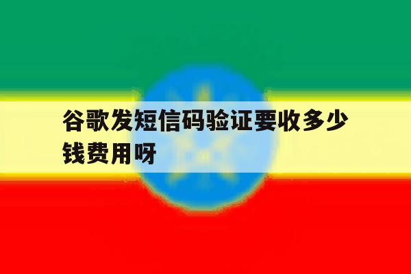 谷歌发短信码验证要收多少钱费用呀 谷歌发短信码验证要收多少钱费用呀