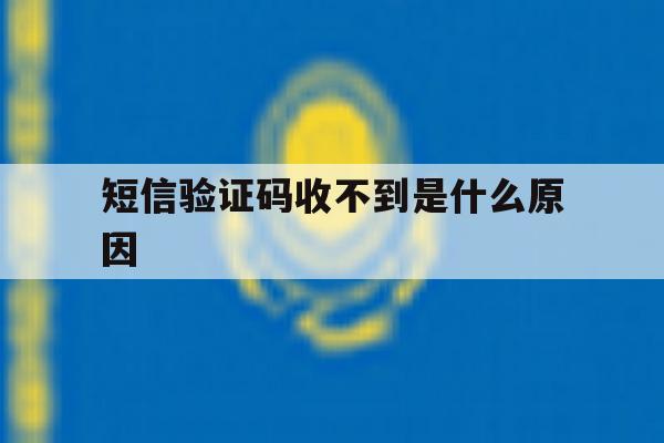 短信验证码收不到是什么原因 短信验证码收不到是什么原因