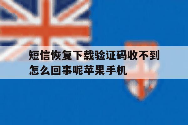 短信恢复下载验证码收不到怎么回事呢苹果手机的简单介绍 短信恢复下载验证码收不到怎么回事呢苹果手机的简单介绍